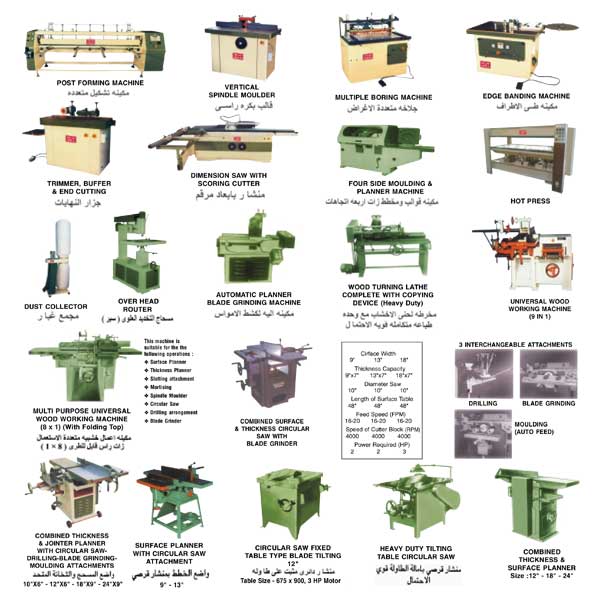 Wood Working Machine Manufacturers in Delhi