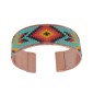 Handcrafted adjustable bracelet — Czech beadwork