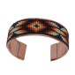 Handcrafted adjustable bracelet — Czech beadwork