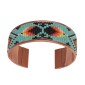 Handcrafted adjustable bracelet — Czech beadwork