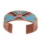 Handcrafted adjustable bracelet — Czech beadwork