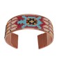 Handcrafted adjustable bracelet — Czech beadwork