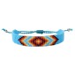 Handcrafted adjustable bracelet — Czech beadwork