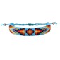 Handcrafted adjustable bracelet — Czech beadwork