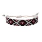 Handcrafted adjustable bracelet — Czech beadwork