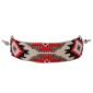 Handcrafted adjustable bracelet — Czech beadwork