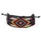 Handcrafted adjustable bracelet — Czech beadwork