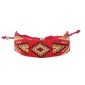 Handcrafted adjustable bracelet — Czech beadwork