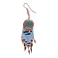 Painted earrings — Czech beadwork