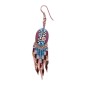 Painted earrings — Czech beadwork