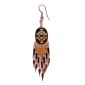 Painted earrings — Czech beadwork