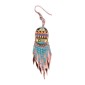 Painted earrings — Czech beadwork