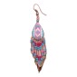 Painted earrings — Czech beadwork