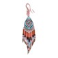 Painted earrings — Czech beadwork