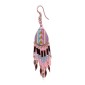 Painted earrings — Czech beadwork