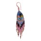 Painted earrings — Czech beadwork