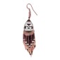 Painted earrings — Czech beadwork
