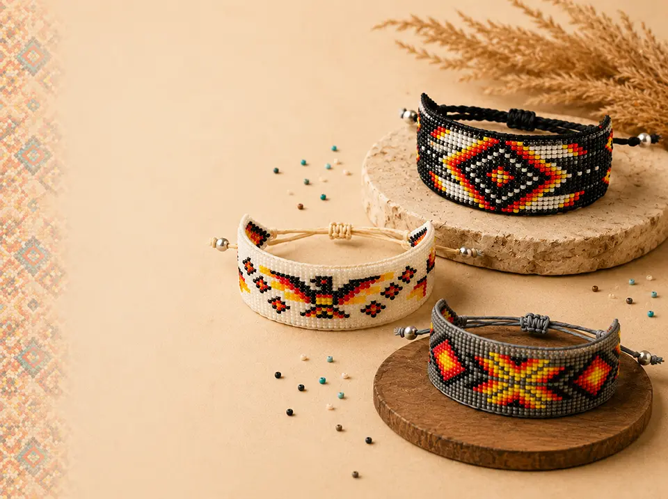 Czech beadwork bracelets